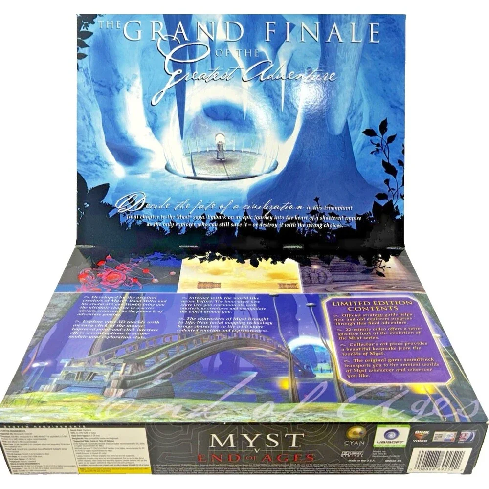 Myst V: End of Ages Limited Edition Vintage 2005 Ubisoft New Factory Sealed